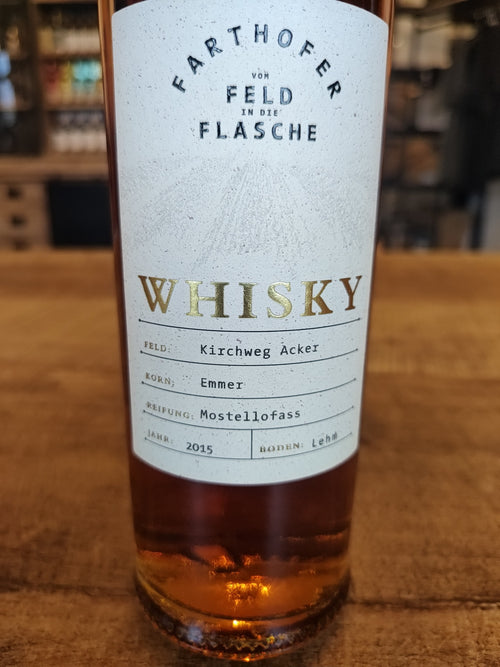 Farthofer Emmer 2015 (Bio) (Austrian single grain, 41.4% ABV)