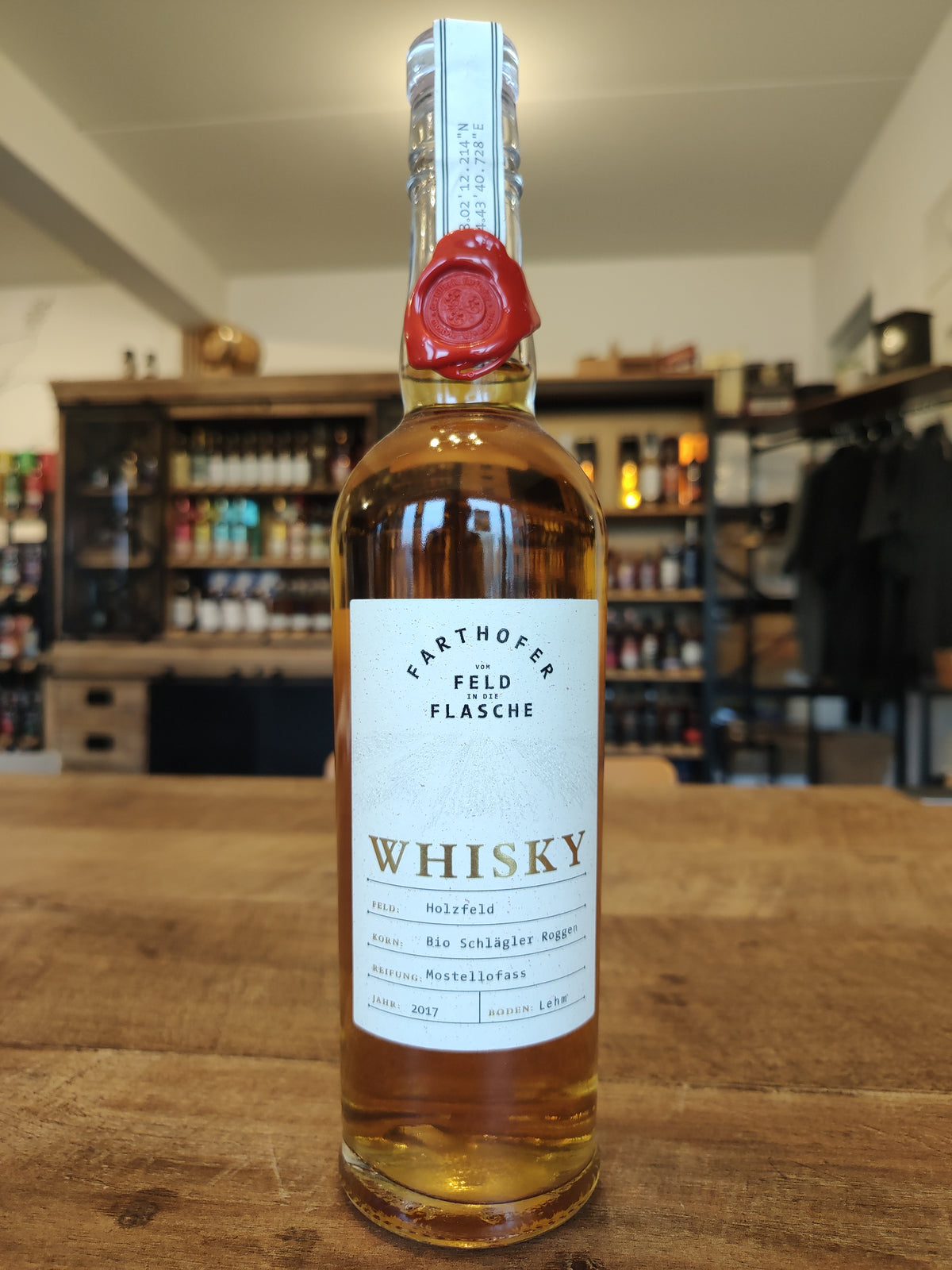 Farthofer Schlägler Roggen 2017 (Bio) (Austrian rye, 55% ABV)