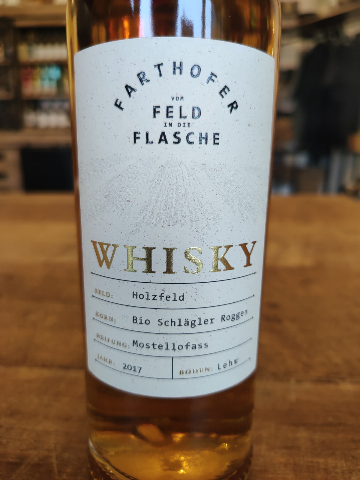 Farthofer Schlägler Roggen 2017 (Bio) (Austrian rye, 55% ABV)