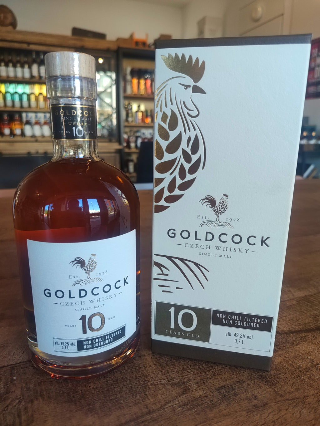 R. Jelínek Gold Cock 10 Year Old -  (Czech single malt, 49.2%)