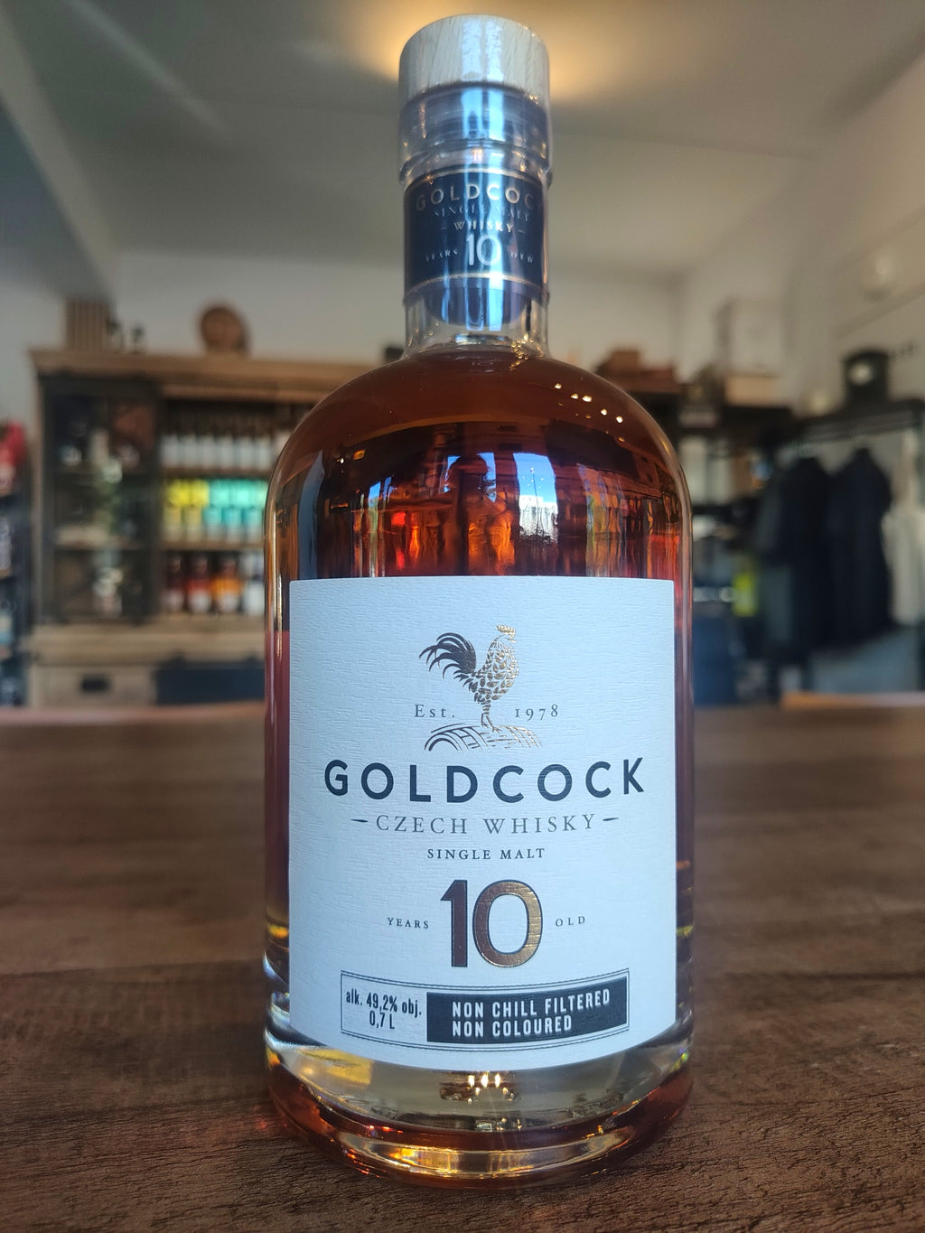 R. Jelínek Gold Cock 10 Year Old -  (Czech single malt, 49.2%)