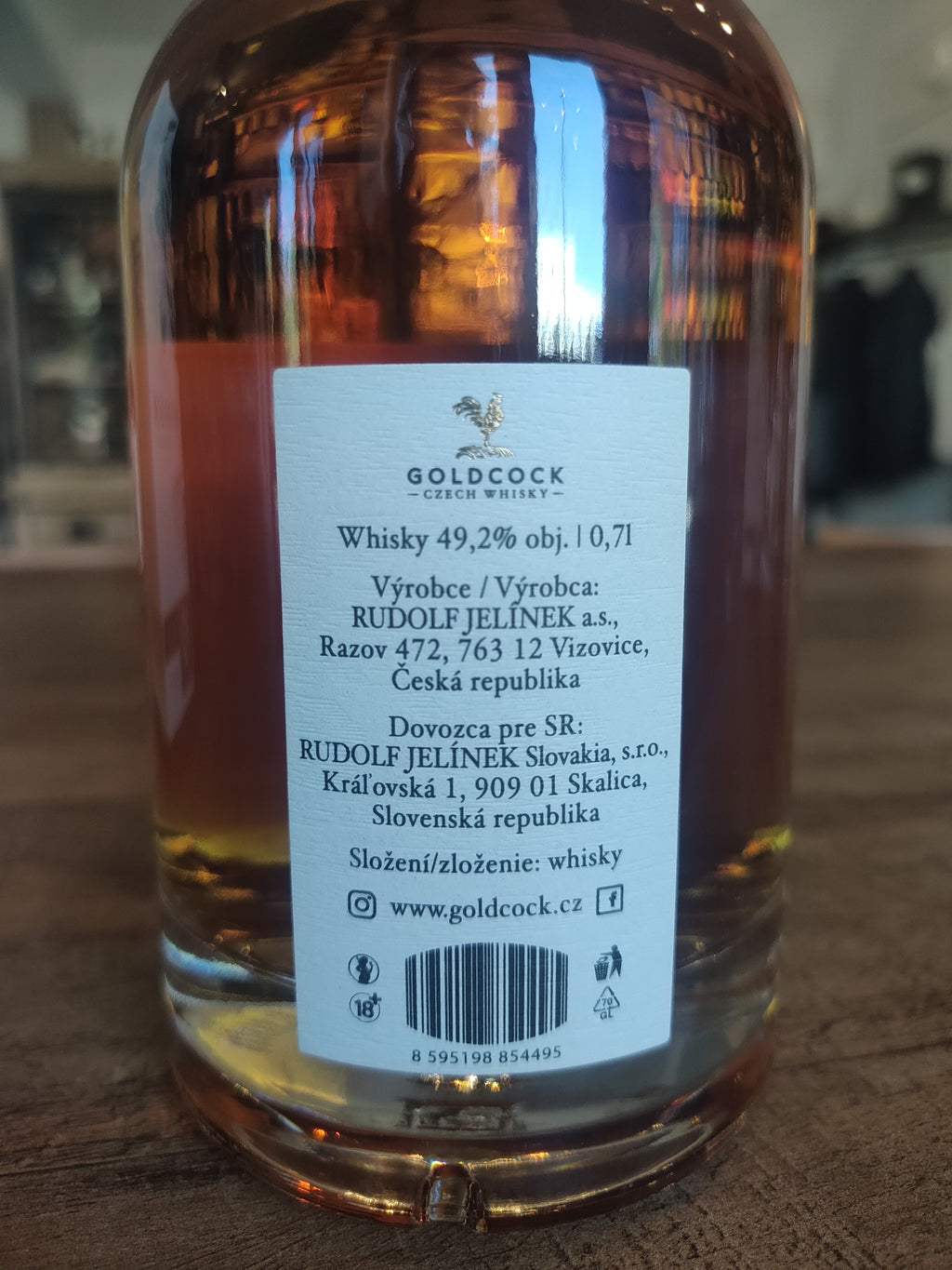R. Jelínek Gold Cock 10 Year Old -  (Czech single malt, 49.2%)