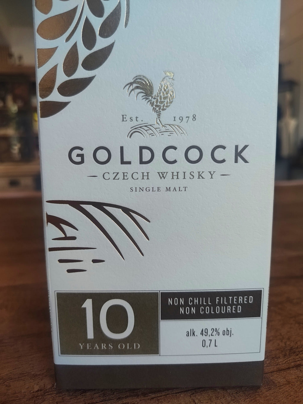 R. Jelínek Gold Cock 10 Year Old -  (Czech single malt, 49.2%)