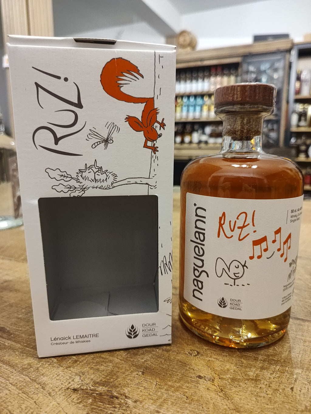 Naguelann Ruz (Breton single malt, 45%)