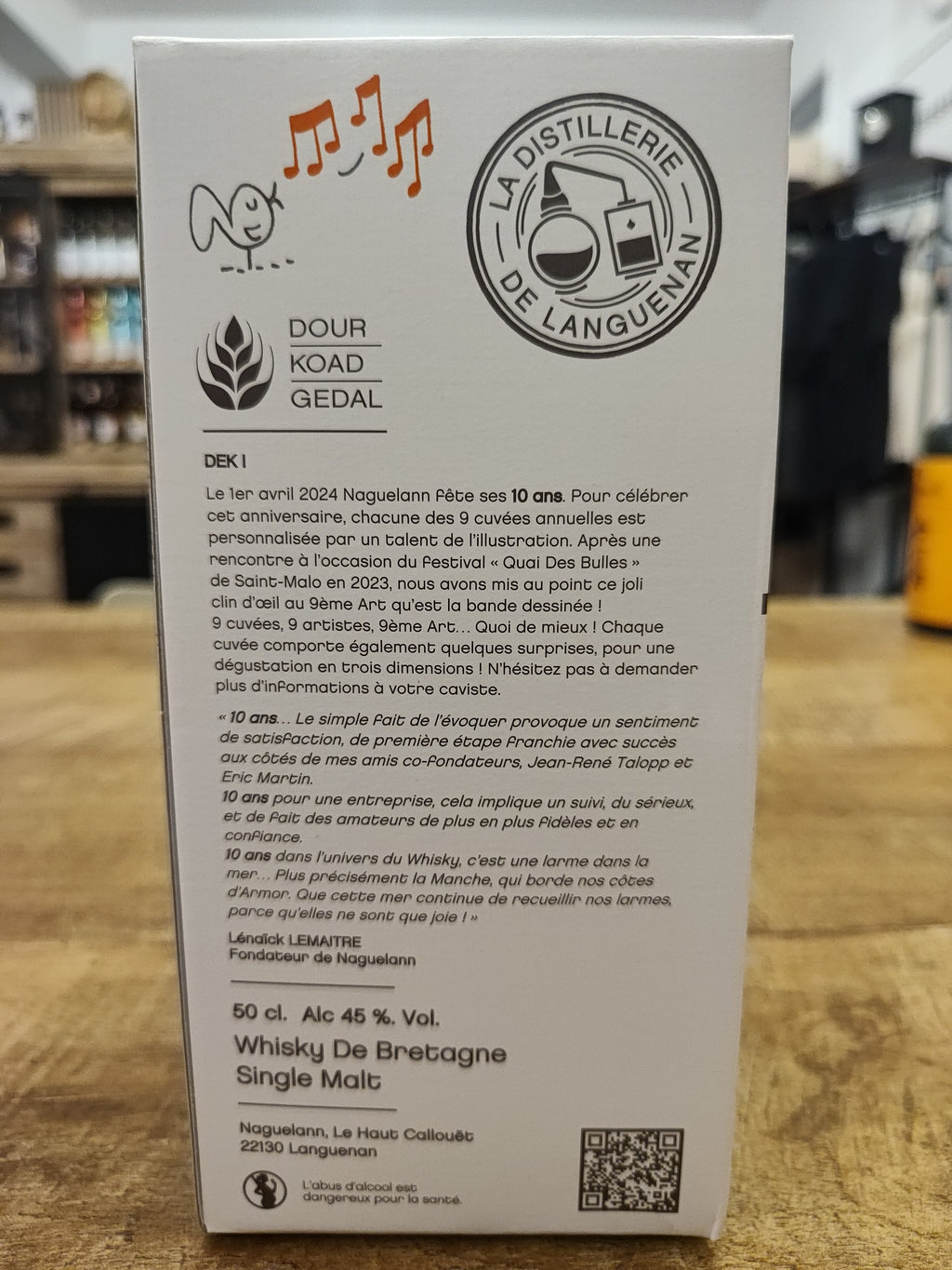Naguelann Ruz (Breton single malt, 45%)
