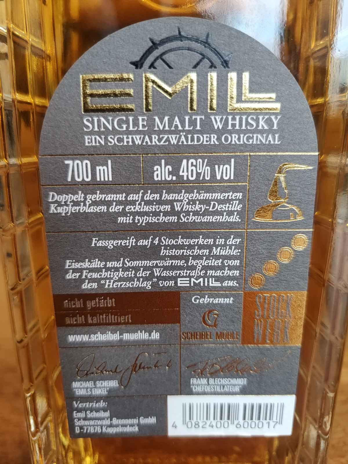 EMILL Stockwerk (Scheibel Mühle) (German single malt, 46%)