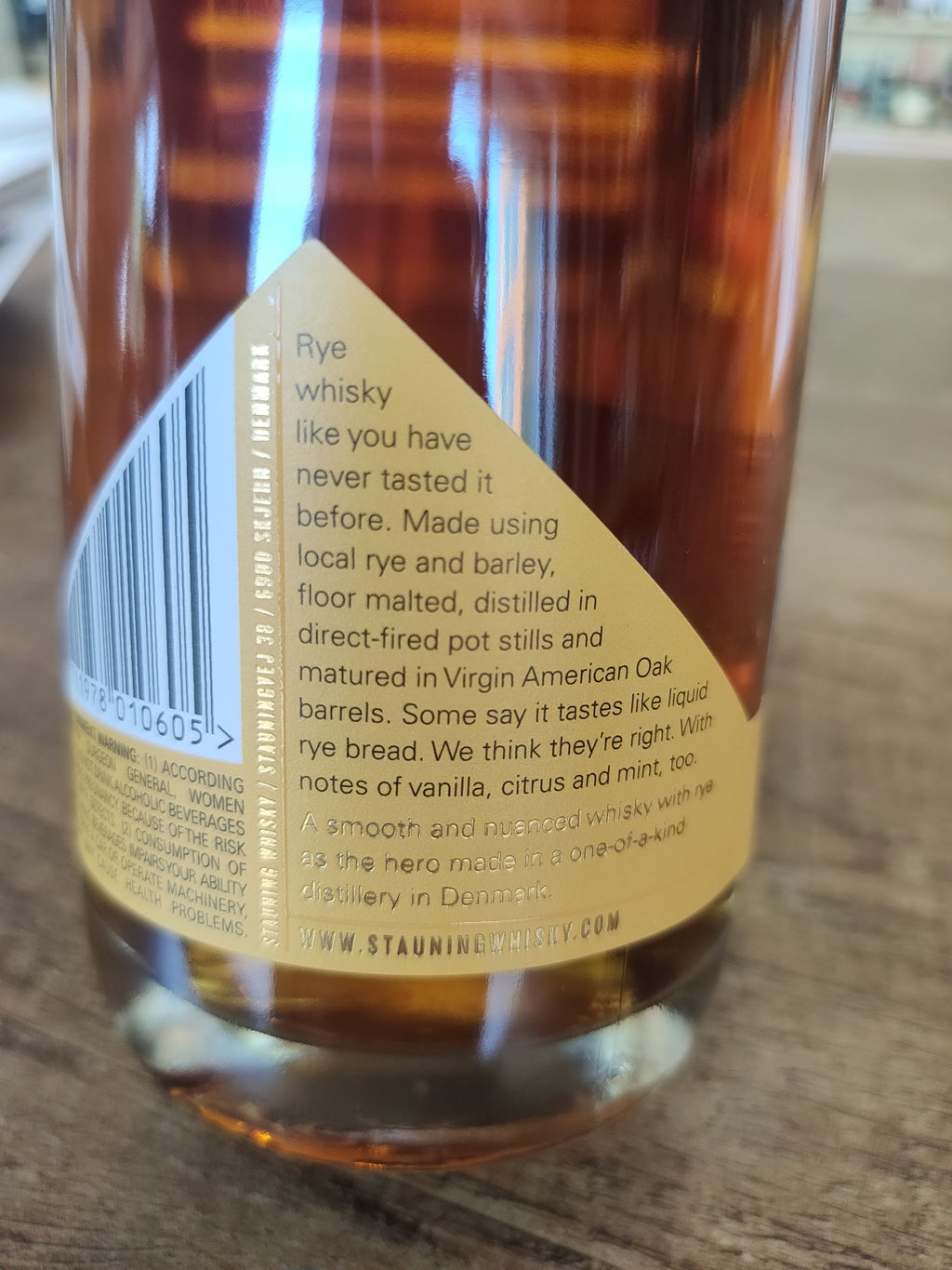 Stauning Kaos Rum Cask (Danish Rye/Malt Whisky, 54.4%)