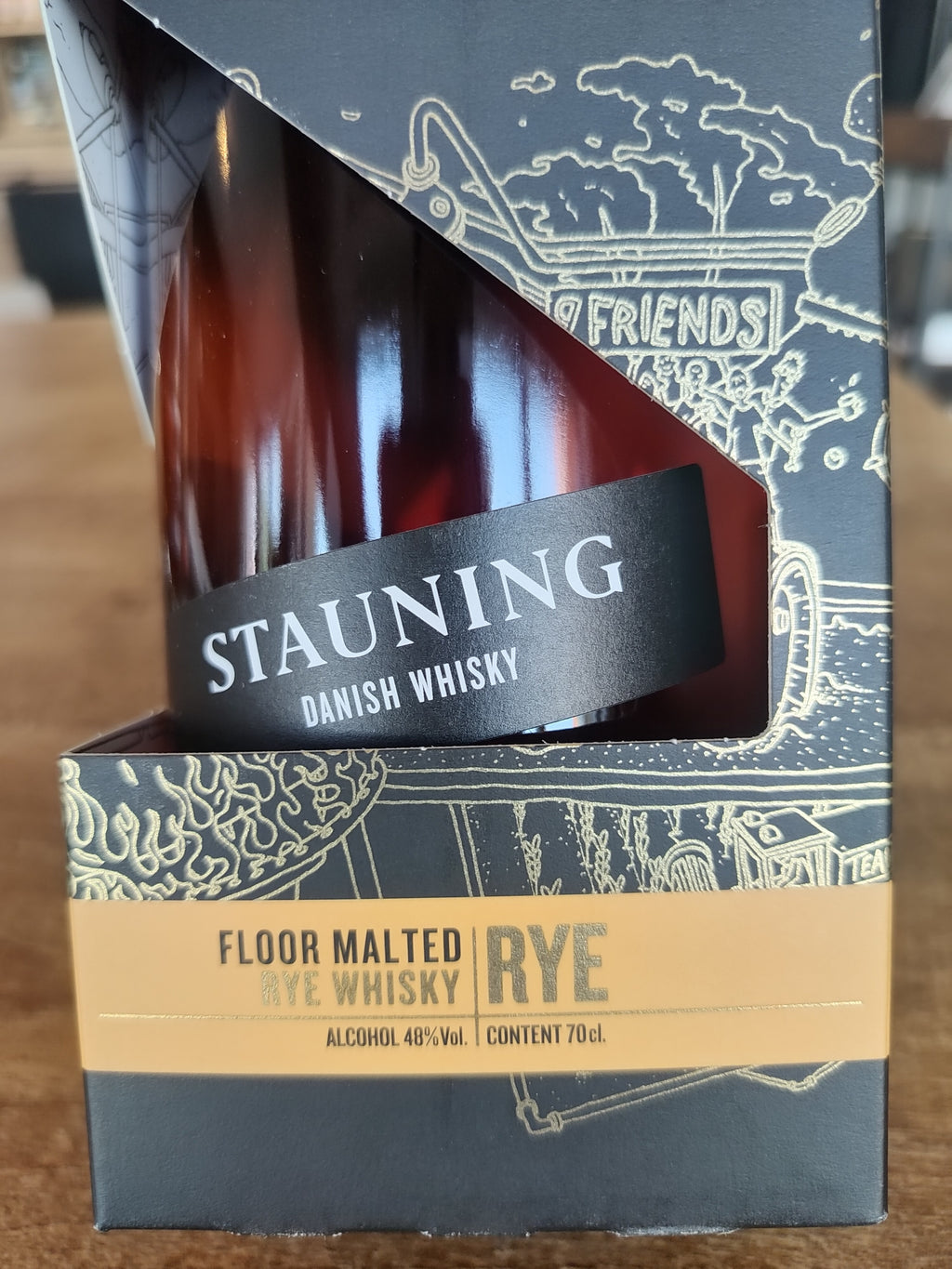 Stauning Kaos Rum Cask (Danish Rye/Malt Whisky, 54.4%)