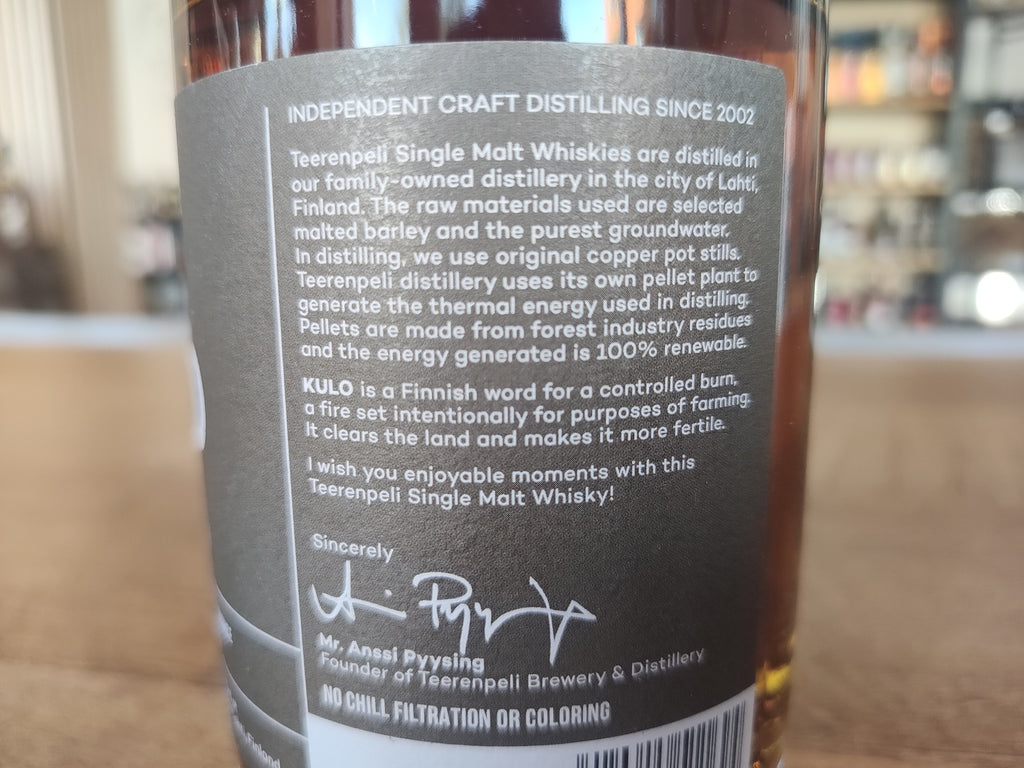 Teerenpeli Kulo (Finnish single malt, 50.7%)