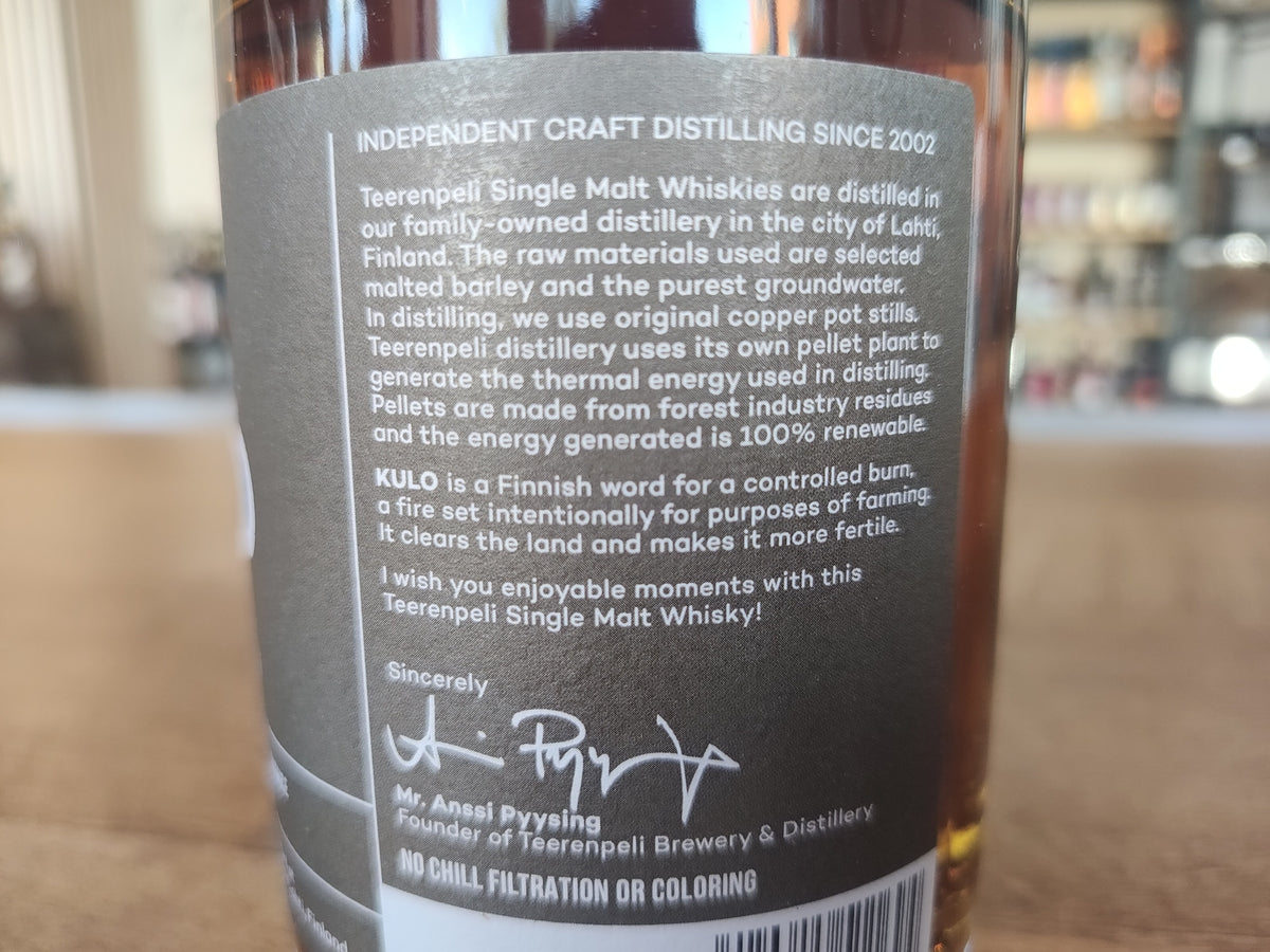 Teerenpeli Kulo (Finnish single malt, 50.7%)